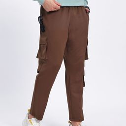 glitchez Men Utility Panel Cargo-Style Track Pants-image-3