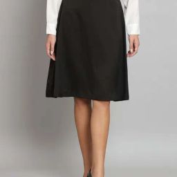 Powersutra Black Regular Fit Skirt-image-75