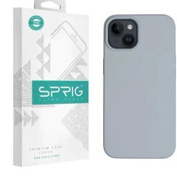 Sprig Liquid Silicone Back Cover for APPLE iPhone 14 Plus (Grey)-image-102