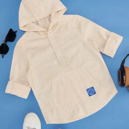 Pantaloons Junior Cream Cotton Regular Fit Full Sleeves Shirt-image-104