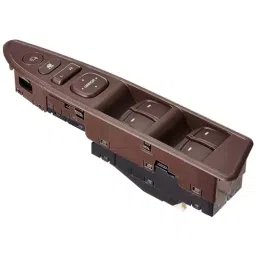 Uno Minda Power Window Switch - Main (4) with Mirror Switch & Window Lock - Brown Finish (S21073-000E00)-8