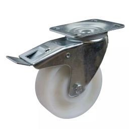 MUVALL I-Type Castor Wheel Polymer Brake 200x50 mm Wheel Size, PST B 200 50 PLWB-12