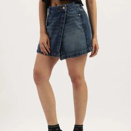 United Colors of Benetton Blue Skort-picture-14