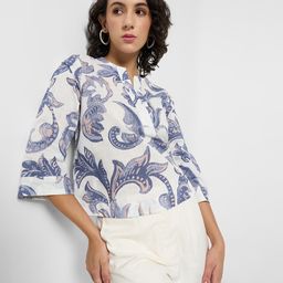 AKKRITI BY PANTALOONS Print Cotton Top-image-94