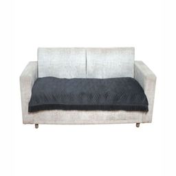 Fashion Throw Grey Velvet 1 Piece Sofa Cover-image-94