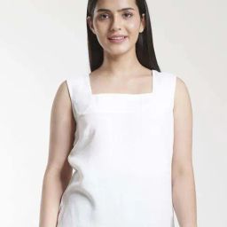 Powersutra White Regular Fit Top-image-80