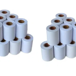 KK Mart White Paper 25m Thermal Paper Roll(Pack of 20)-6