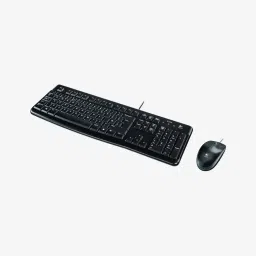 Logitech MK120 Wired Keyboard & Mouse (Black) image 2