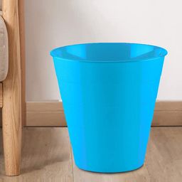 Kuber Industries Sky Blue Open Dustbin 8 L-17
