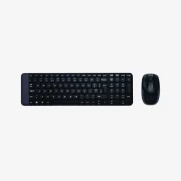 Logitech MK220 Wireless Keyboard & Mouse (Black) image 1