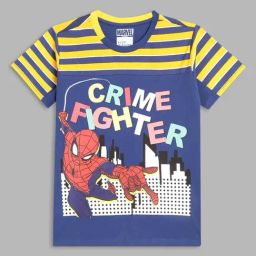 Blue Giraffe Boys Multicolor Cotton Printed 1 T-shirt-image-70