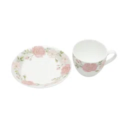 Clay Craft Multicolor Fine Ceramic Cup & Saucer Set of 12- 210 ml image 4