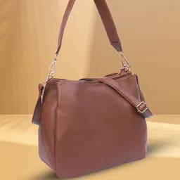 Mast & Harbour Structured Shoulder Bag with Quilted image 3