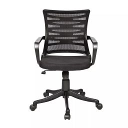 Suprema Zig Zag All Black Office Chair (19.4inch)-70