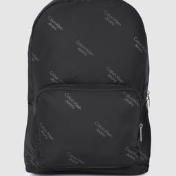 Calvin Klein Men Brand Logo Print Large Sized Backpack-26