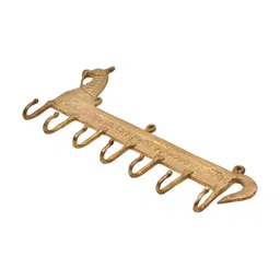 IndianShelf Gold-Toned Horse Brass Wall Hooks-image-24