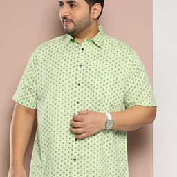 Sztori Men Floral Printed Cotton Casual Shirt-image-105