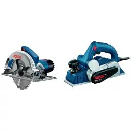 Bosch GHO10-82 Wood Planer with GKS 190 17.78 cm (7 Inch) Circular Saw Combo-13