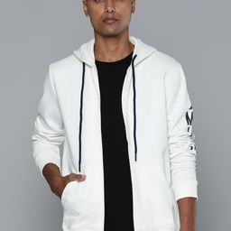 Alcis Men White Solid Bomber Jacket-image-20