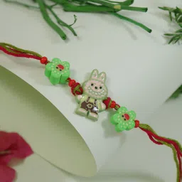 I Jewels Kids Rakhi With Greeting Card & Roli Chawal-25