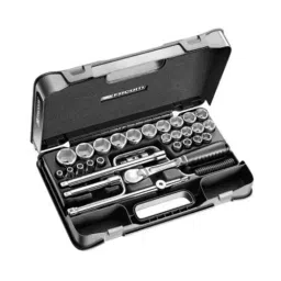 FACOM 12.7 mm (1/2 Inch) Standard Socket Set With Ratchet 6 Point, SL.161-5P6 (Set of 30)-14