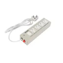 Econe Surge Protector Cable Length of 2.2mtr, 4+1 METAL 6 AMP-44