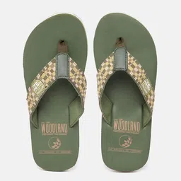 Woodland Men Checked Thong Flip-Flops-11