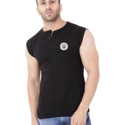 Blisstone Men Solid Henley Neck Slim Fit T-shirt-picture-22