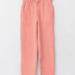 LC Waikiki Cotton Elastane Basic Button Down  Corduroy  Trousers     - Pink-image-88