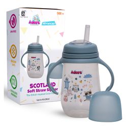 Adore Pro Scotland! The British Inspired Color Palette -Premium Baby Straw Sipper with Handle- 250ml-24