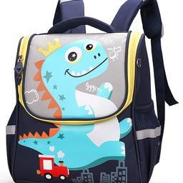 SYGA Kids, Backpack Cartoon Cute Little Dinosaur Schoolbag Height 11.8 Inches (Sky Blue)-image-72