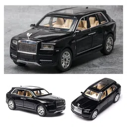 SVE 1:32 Roll Royce cullinan Diecast Metal Pullback Toy car with Openable Doors, lights And sound music [Colors as Per Stock]-picture-17