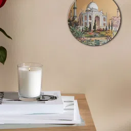 THE QUIRKY HOME Brown & White Symbol Of Love Printed Ceramic Wall Plate-image-90