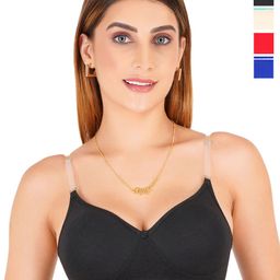 Liigne Women Pack Of 4 Full Coverage Lightly Padded & Non-Wired Bra-picture-10
