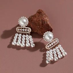 Sohi goldplated drop earrings earrings-image-14