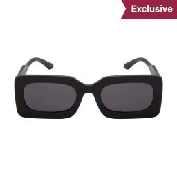 Ted Smith Grey Rectangular Polarized Unisex Sunglasses image 1