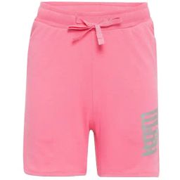 Jockey AG07 Girl's Super Combed Cotton Rich Relaxed Fit Graphic Printed Curved Hem Styled Shorts-image-3