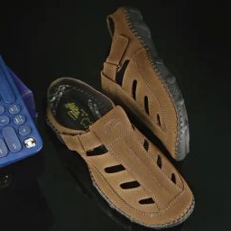 Hitz Men's Tan Fisherman Sandals-37