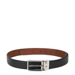 Peter England Red Canvas Solid Waist Belt for Men-9