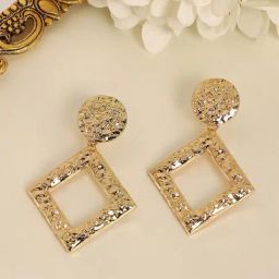 Sohi goldplated drop earrings earrings-image-90