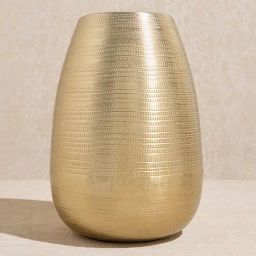 Westside Home Gold Textured Oval Vase-picture-28
