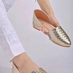 Shoetopia Kids Gold D'orsay Shoes-image-39