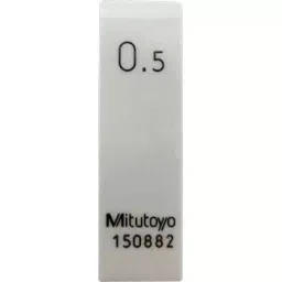 Mitutoyo 0.5 mm Nominal Size Ceramic Single Block Gauge 86908823 - Made In Japan-20