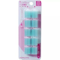 Kokuyo Φ6 mm Transparent One Patch Stamp Refill Stickers, Turbo PS3X5N-picture-48