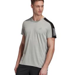 Adidas OWN THE RUN TEE Grey Regular Fit T-Shirt-image-45