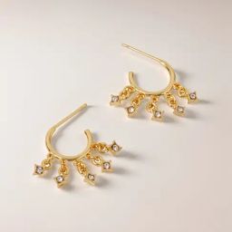 Accessorize London Gold-Plated Hoop Earrings-25