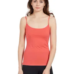 Soie Dark Orange Cotton Slip-image-9