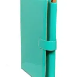 Sukeshcraft Dak File Folder with Belt Patent Sea Green-37