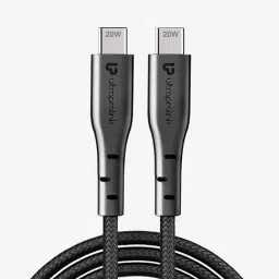 UltraProlink VoLo PD20C UL1051 Power Delivery PD 20W USB Type C to C Cable (Black)-25