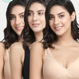 Inner Sense Multicolored Non Wired Non Padded Nursing Bra (Pack Of 3)-picture-19